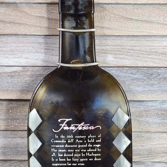 Fantesca Melted Flattened Wine Bottle Charcuterie Board Snack Cheese Tray - Picture 10 of 11